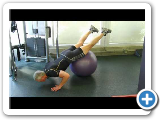 Blaise's Whole Body Floating Shoulder Press on Ball Exercise