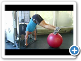 Blaise's Whole Body Floating Jacknife Shoulder Press/on Ball Exercise